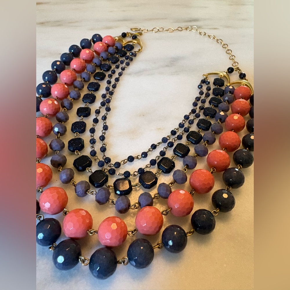 David Aubrey signature multi-strand necklace